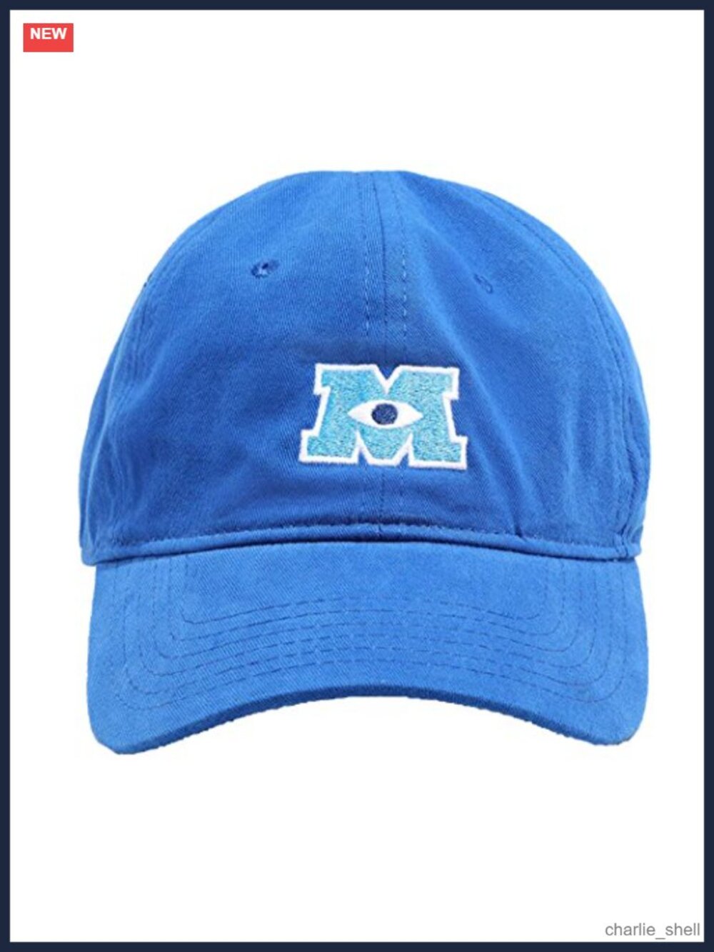Disney Monsters Inc Adjustable Cotton Baseball Cap Embroidered Dad Hat